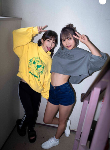 ハメ撮りレズH ボンビーガールな大学生！「アタシと…ちょっとエッチな配信してみない？」生活費と親友のココロを手に入れる方法 冬愛ことね 北城希