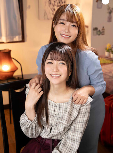 ハメ撮りレズH 昼夜でサドマゾ立場逆転するレズビアン姉妹 「お姉ちゃん、一人でしちゃダメって言ったのに腰ヘコ乳首オナニー我慢できなかったんだ？」 乃咲みくる 宝生めい…AV引退ラストレズ