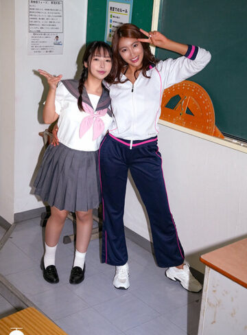 ハメ撮りレズH 名門女学院のセーラー服の下に生える逞しい男根…変態○師がご令嬢をオス化！！逆レSEX！！ 三岳ゆうな 星乃夏月