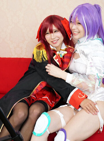 素人クリエイター投稿 同人コスプレイヤーイチャつきレズビアン 小那海あや/天馬ゆい