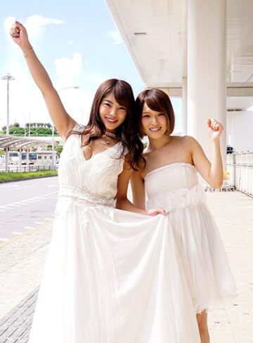 リアルレズビアンカップル ビビアンズ第四弾！南の島でガチレズ☆ハネムーンドキュメント！！ 月島ななこ 椎名そら｜月島ななこ・椎名そら