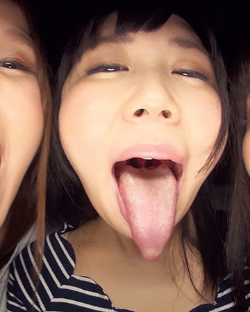 痴女レズに見つめられながらベロキスで迫られる僕｜優木なお・ののか・日高結愛