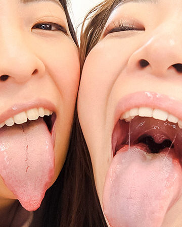 ベロ濃厚密着唾液キス｜ましろ杏・美波沙耶・豊中アリス