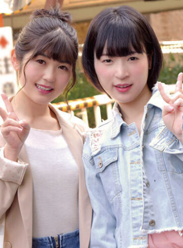 【みわ＆ゆずな】低身長JD2人組。大人しそうに見えるのに…ドエロなギャップが最高ですww初3P。デカチン快感からの中出しに思わず我に返った？？妊確後悔SEX｜