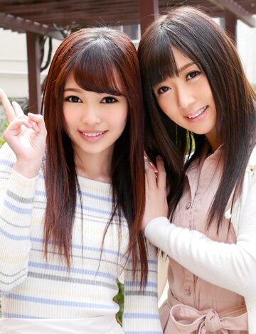 そこのキリッとしたキャリアウーマンっぽいお姉さん！女子大生の進路相談に乗ってあげてください！見た目は清純ロリの2人が急にドSの本性をあらわし、お姉さんにレズプレイの気持ちよさを教えてあげちゃいました！｜跡美しゅり・大槻ひびき